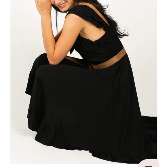 Bette Dress in Jet Black Joyfolie - Picture 4 of 4